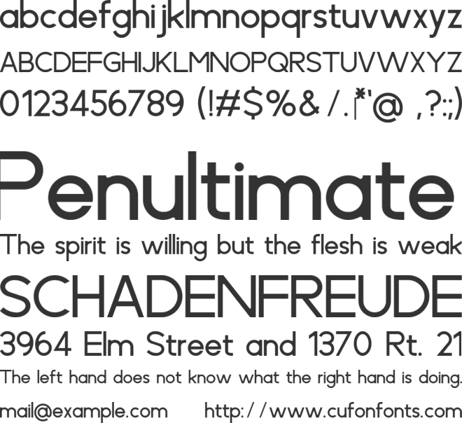 Hongaria font preview