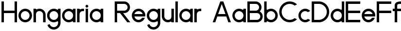 Hongaria Regular font