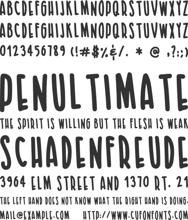 Lets Gaux font preview