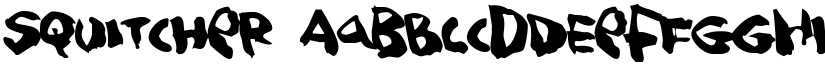 Squitcher font