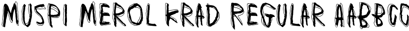 Muspi Merol Krad font download