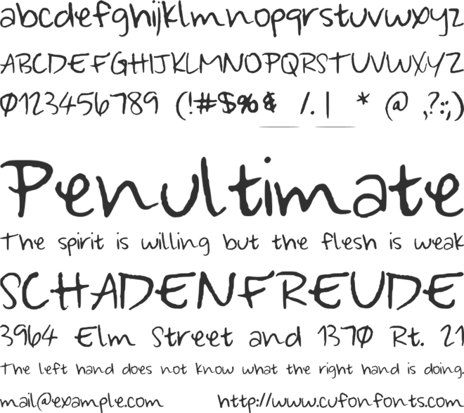 Wonderfully_Wandering font preview