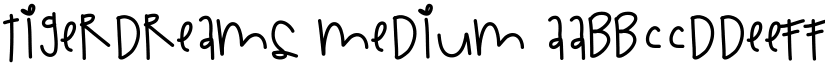 TigerDreams font download