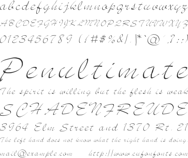 JD Sketched font preview