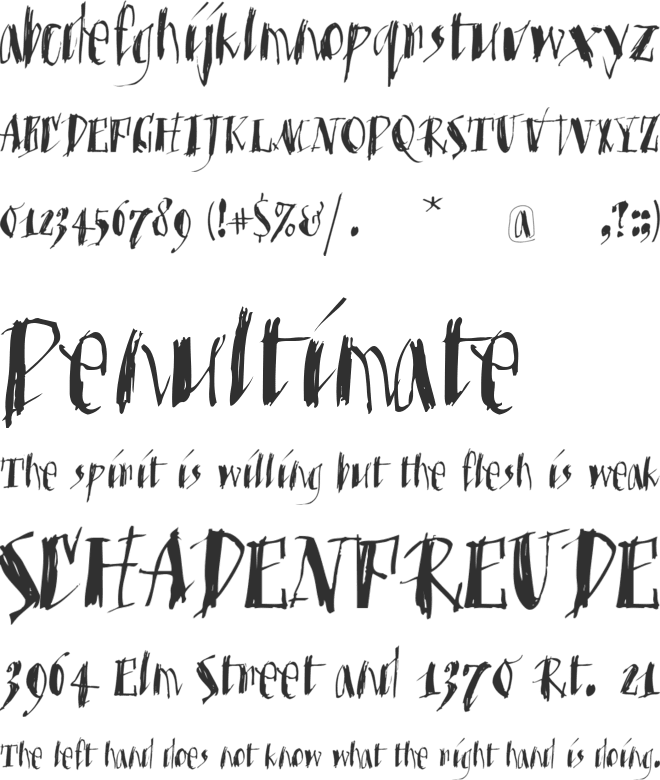MKristall font preview