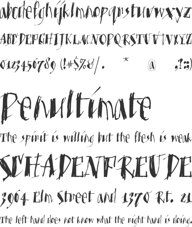 MKristall font preview