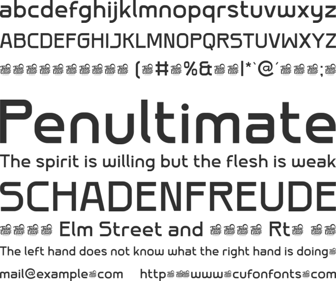 Toleis font preview