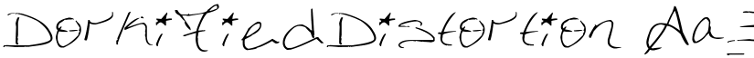 DorkifiedDistortion font