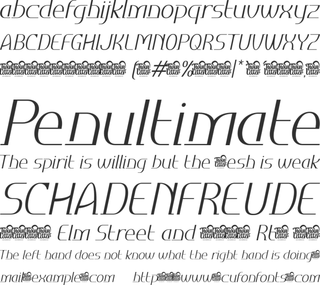 Daimor Personal Use font preview
