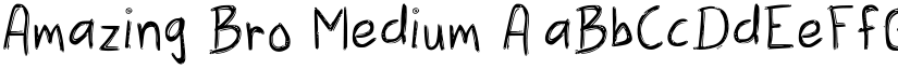 Amazing Bro Medium font