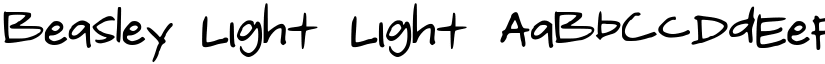 Beasley_Light font download