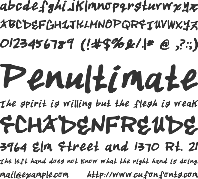 tough_dog font preview