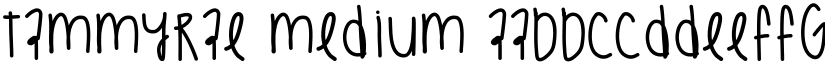 TammyRae Medium font