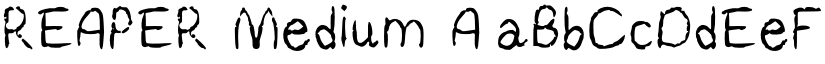 REAPER Medium font