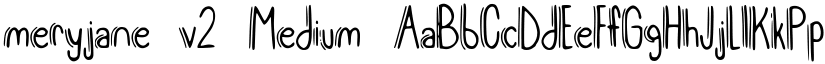 meryjane_v2 Medium font