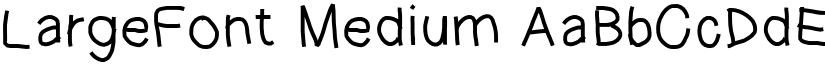 LargeFont Medium font