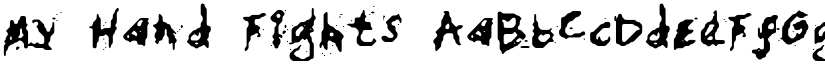 My Hand Fights font download