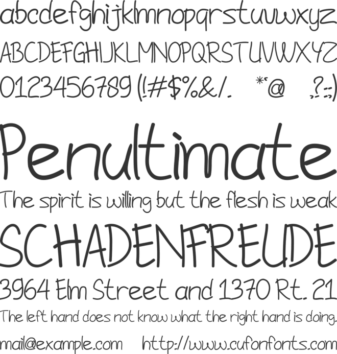 Jomblo Ngenes font preview