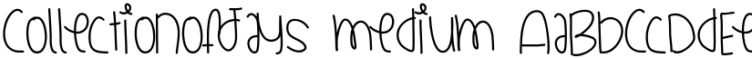 CollectionOfJays Medium font