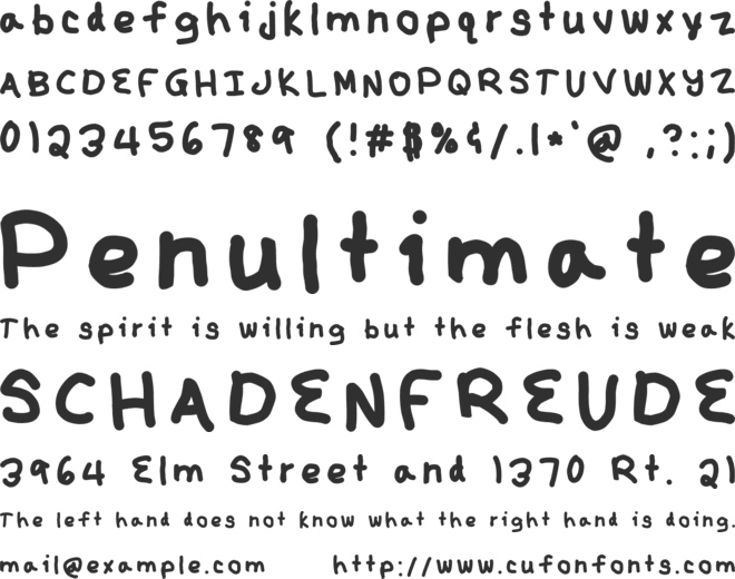 kunal font preview