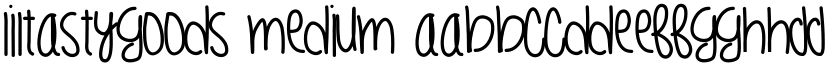 LilTastyGoods Medium font
