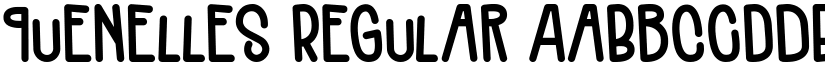 Quenelles Regular font