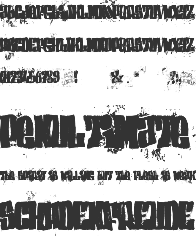 (el&font BLOCK) font preview