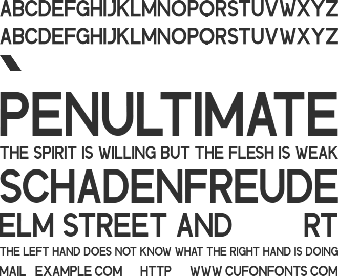Murthie font preview
