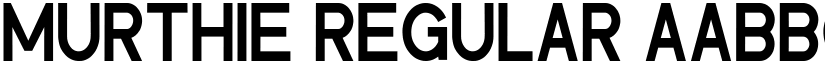 Murthie Regular font
