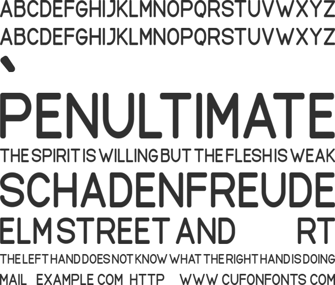 Bluehoume font preview