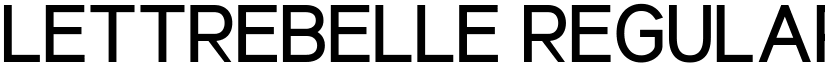 Lettrebelle Regular font