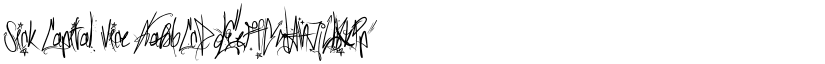 Sick Capital Vice font