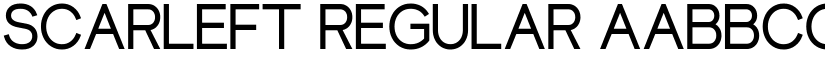 Scarleft Regular font