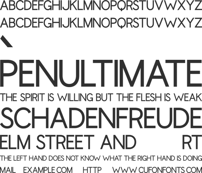 Samberly font preview
