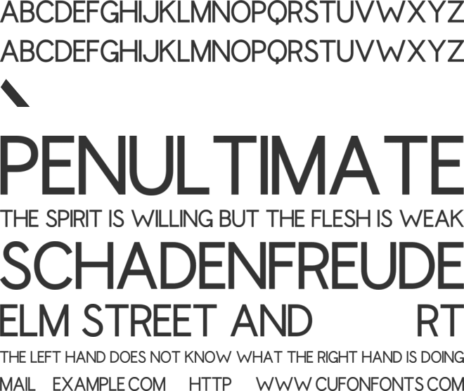 Samberly font preview