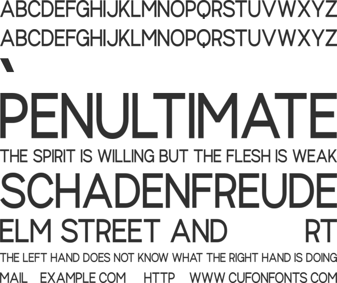 Whiterhunt font preview