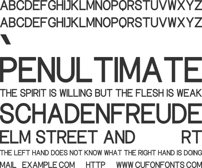 Goodle font preview
