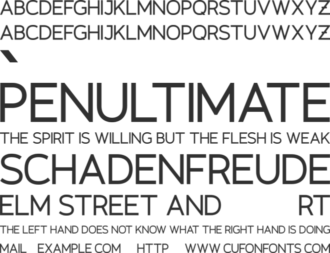 Relathive font preview