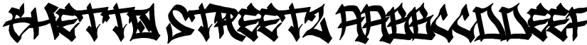 Ghetto Streetz font