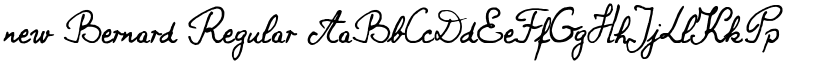 new Bernard font download