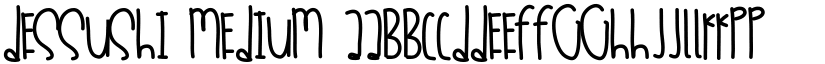 Dessushi Medium font