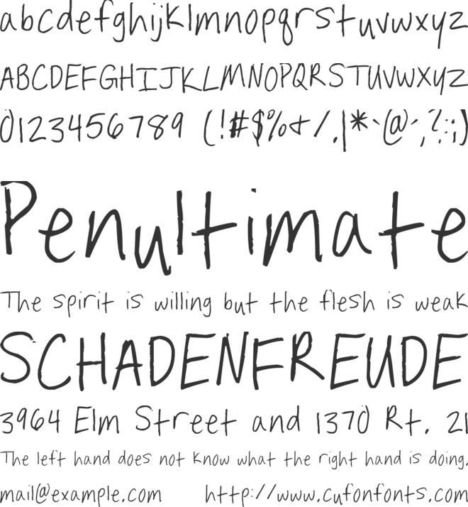 Bailey Bowers font preview