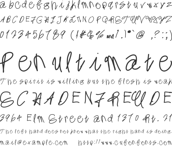 MintyFreshGelato font preview