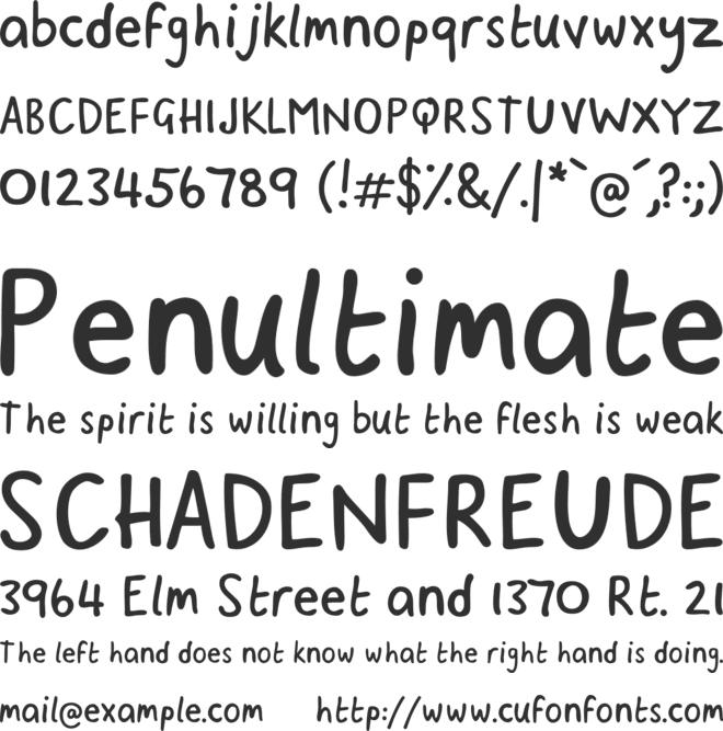 Binx font preview