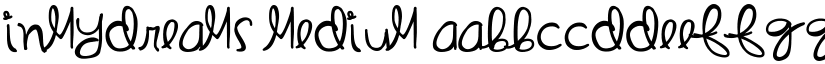 InMyDreams Medium font