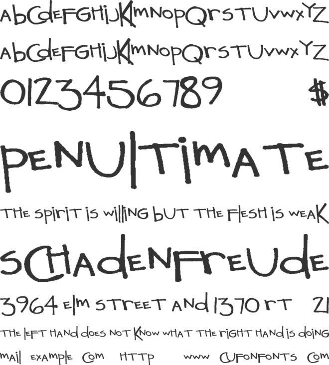 CompanyProblem font preview