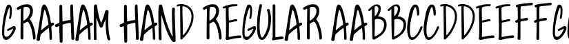 Graham Hand Regular font