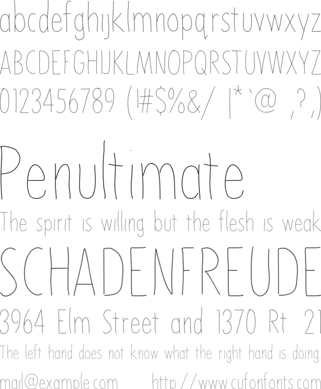 BDToulouse font preview