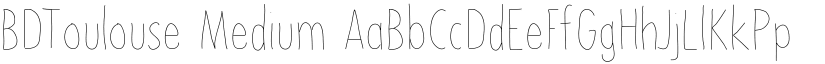 BDToulouse Medium font
