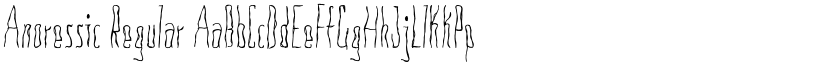 Anoressic Regular font